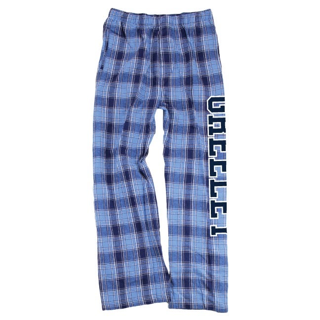 Navy/Light Blue PJ Pants with Pockets by Boxercraft