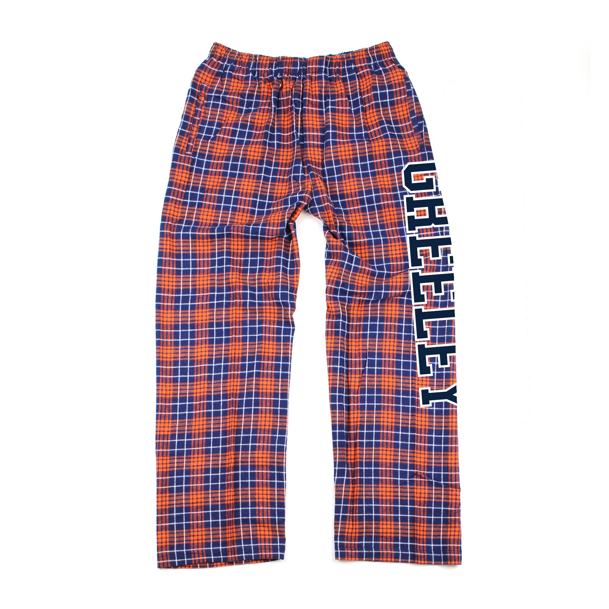 Orange sales pajama pants